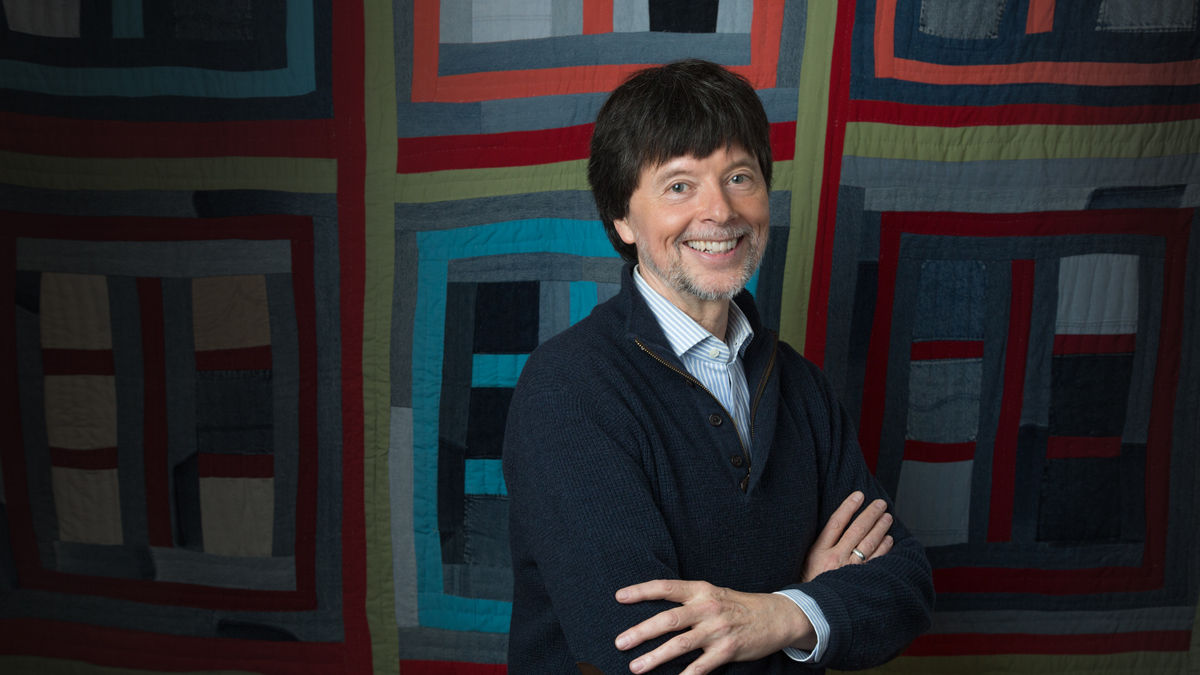 Ken Burns With Office Quilt Wide Fall 2018 Photo Credit Evan Barlow (1)